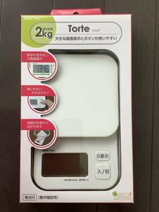  new goods unused unopened doli Tec torute kitchen scale measure maximum light weight 2kg