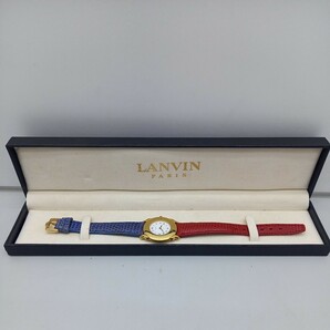 【電池切れ】LANVIN ランバン 腕時計 クォーツ 510429の画像1