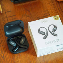 【中古】Shokz OpenFit ショックス 完全ワイヤレス ヘッドホン ブラック_画像1