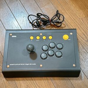 VIRTUA STICK High Grade バーチャステック ハイグレード SEGA HSN-0011 アーケードコントローラー 動作確認 現状品 セガ の画像1