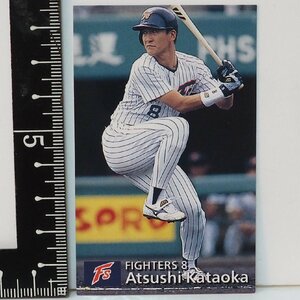 97 year Calbee Professional Baseball card 035[ one-side hill . history inside . hand Japan ham Fighter z] Heisei era 9 year 1997 year that time thing Calbee extra Shokugan BASEBALL[ used ]