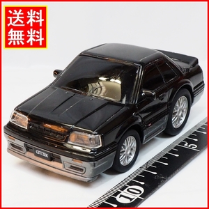 ドライブタウン【日産スカイライン クーペ NISSAN SKYLINE GTS-X(R31)ブラック黒】ディフォルメ プルバックカ ミニカー【中古・本体のみ】