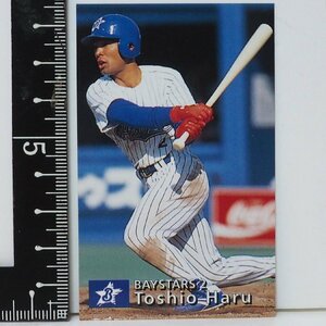 97 year Calbee Professional Baseball card 155[ wave .. Hara out . hand Yokohama Bay Star z] Heisei era 9 year 1997 year that time thing Calbee extra Shokugan BASEBALL[ used ] including carriage 