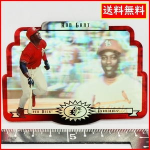 Upper Deck SPX #47【Ron Gant(CARDINALS)】1996年DIE CUT 3DレンチキュラーMLBメジャーリーグ野球カードBaseball CARD【送料込】