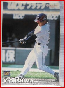  Calbee Professional Baseball card 2003 year #083[ Ooshima . one ( Orix blue wave )] Heisei era 15 year chip s extra Shokugan trading card ( used ) including carriage 