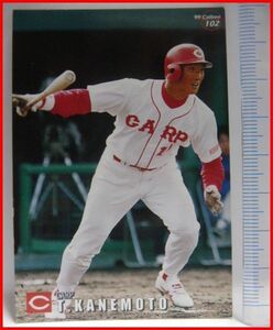 カルビープロ野球カード99年#102【金本 知憲(広島 東洋カープ)C】平成11年1999年チップスおまけ食玩トレーディングカード【中古】送料込