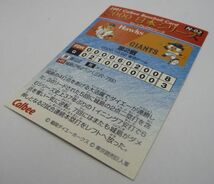 カルビープロ野球カード2001年N-02【2000日本シリーズ第2戦ミレニアムONシリーズ 城島(ダイエー)】平成13年チップスおまけ食玩(中古)_画像3