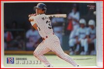 カルビープロ野球カード99年#231【真中 満(ヤクルト スワローズ)】平成11年1999年チップスおまけ食玩トレーディングカード【中古】送料込_画像1