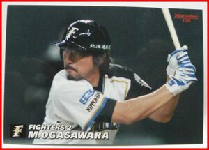 カルビープロ野球カード2006年#130【小笠原 道大(北海道 日本ハム ファイターズ)】平成18年チップスおまけ食玩トレーディングカード 中古