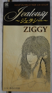 8cmシングルCD【Jealousyジェラシー / 春色の残像】ZIGGYジギー【中古・ジャケット難有り】送料込