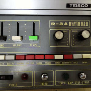 TEISCO R-3A rythmer フットスイッチ付き 音出し等、簡易動作確認済み 【珍品フットスイッチ付き】の画像4