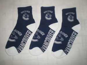 NHL SOCKS カナックス 3足セット SIZE L (25センチから28センチくらい)カジュアル用