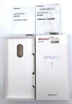 【中古品】Xperia 1 SO-03L ブラック docomo ドコモ SIMロック解除済 付属品あり（管14089）_画像9