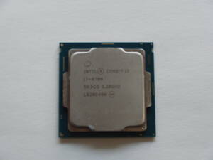 【取外し品】Intel Core i7-8700 CPU 3.20GHz SR9Q5 406