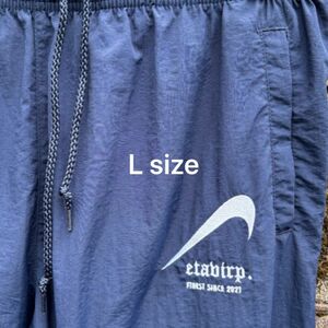 【即完売】 Etavirp Nylon Pants navy エタヴァープ