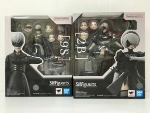 K18-718-0415-059【未開封】S.H.Figuarts(フィギュアーツ) ニーア オートマタ「2B/9S」アクションフィギュア 2体セット