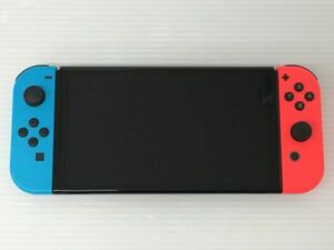 K18-751-0420-049【中古/微美品】Nintendo Switch(ニンテンドースイッチ) 有機ELモデル 本体とJoy-Conのみ ※動作確認済み