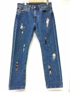 K11-253-0419-133▲【中古/送料無料】リーバイス(LEVI’S) ストレンジャー・シングス(Stranger Things) コラボ 505 ビッグE サイズ:W33/L32