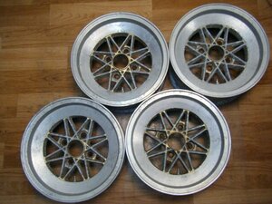 IB-194 ワーク WORK EQUIP 14×6.5J 4H-114.3 +4 (4本) エクイップ 希少 旧車 送料は全国一律5500円 離島を除く