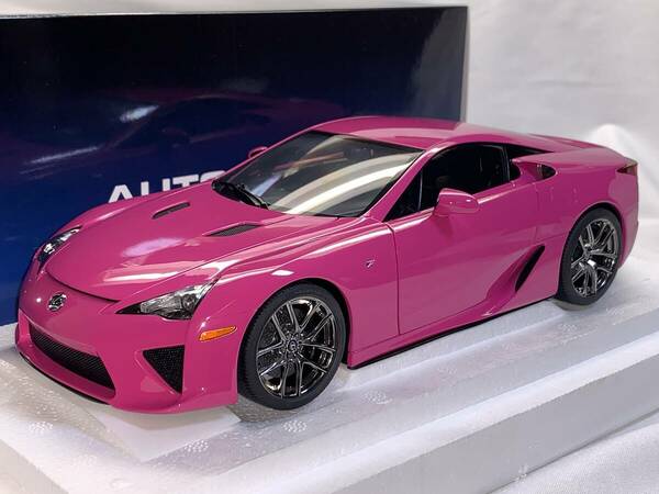 検品済 新品未展示 1/18 オートアート レクサス LFA （パッショネイト・ピンク）78859 AUTOart Lexus LFA Passionate Pink New, Opend 031