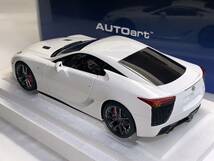 検品済 新品未展示 1/18 オートアート LFA （ホワイテストホワイト）78850 AUTOart whitest white New condition_画像5