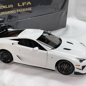 希少 1/18 オートアート レクサス LFA ニュルブルクリンク パッケージ ホワイト 78837 AUTOart Nurburgring Package #032の画像1