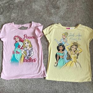 ディズニープリンセス Tシャツ アリエル、ラプンツェル