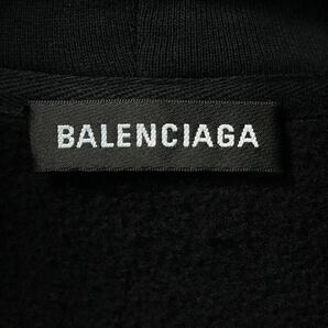 BALENCIAGA バレンシアガ パーカー フーディー BBロゴ トップス ブラック 黒 Mの画像3