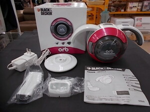 B&D rechargeable handy cleaner ORB48PM secondhand goods operation verification ending / Smile sun ta on rice field shop 