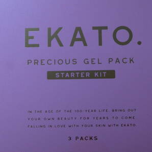 新品■EKATO エカト PRECIOUS GEL PACK STARTER KIT プレシャスジェルパック スターターキット 1剤40ｇ×3包、2剤7ｇ×3包 ＋ポーチの画像2