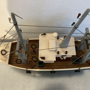 木製 船 模型 釣船 Fishing Boat CANADAの画像3
