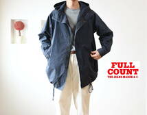 FULLCOUNT（フルカウント）フーデッド・コットンコート size36 日本製 - STAND HOOD SHORT MODS COAT - 定価38,280円_画像1