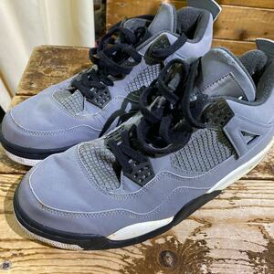 59 nike air jordan4 ナイキ エアジョーダン　スニーカー NIKE シューズ グレー　308497 001