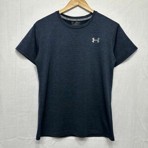 UNDER ARMOUR アンダーアーマー 半袖 ショート スリーブ T シャツ 紺 ネイビー スポーツ ウエア b19108