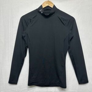 UNDER ARMOUR アンダーアーマー コンプレッション インナー 黒 ブラック M メンズ モック ハイ ネック ロング スリーブ b19140