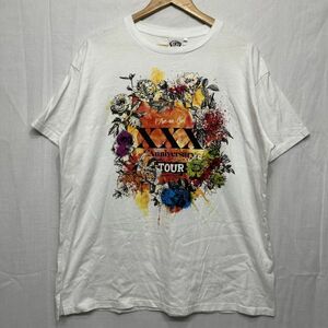L'Arc~en~Ciel 30th L'Anniversary TOUR XXX Tシャツ Freeサイズ ラルクアンシエル ツアー 白 ホワイト b19152