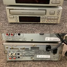 【現状品】ジャンク　動作未確認　ONKYO オンキョー A-909/EQ-205/C-705/K-505/ システムコンポ　通電のみ確認_画像3