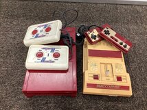 ファミリーコンピューター HVC-001 ファミリーコンピューターディスクドライブ HVC-022 HVC-023　ソフトおまとめ　動作未確認　ツインビー_画像1