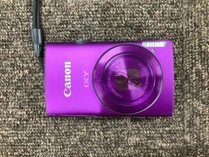 【ジャンク】簡易動作確認済 Canon IXY 600F コンパクトデジタルカメラ PC1676 フルHD パープル デジカメ バッテリー付き