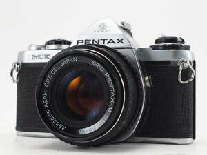 ★訳あり実用品★ ペンタックス PENTAX ME ボディ 50mm 単焦点レンズセット ★シャッターOK！ #TA4034