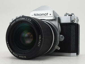 ★実用品★ ニコン NIKON NIKOMAT FTN ボディ 36-72mm F3.5 レンズセット ★ファインダー内汚れ #TA4090