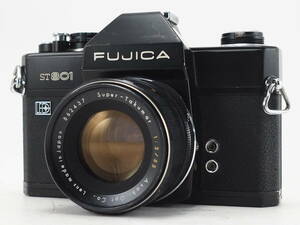 ★実用品★ フジカ FUJICA ST801 ボディ SUPER-TAKUMAR 55mm F2 前期 レンズセット ★ファインダー内汚れ #TA4092