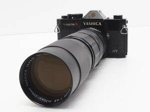 ★訳あり実用品★ ヤシカ YASHICA TL ELECTRO X ボディ YASHINON 75-230mm レンズセット ★シャッターOK！ #TA4121