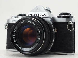 ★訳あり実用品★ ペンタックス PENTAX ME ボディ 50mm 単焦点レンズセット ★シャッターOK！ #TA4126