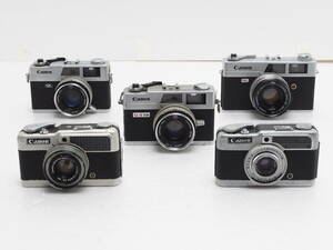 ★訳あり大特価★ キャノン CANON レンジファインダー 5台セット CANONET G-III / QL17 / QL19 / DEMI S / DEMI #TA4210