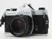 ★訳あり実用品★ ペンタックス PENTAX SP ボディ 55mm 単焦点レンズセット ★絞り、シャッター速度OK! ファインダー汚れ #TA4234_画像1