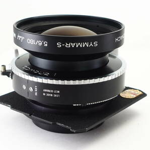 ★訳あり良品★ シュナイダー SCHNEIDER KREUZNACH SYMMAR-S 180mm F5.6 LINHOF ★改造品 シャッターOK！ #TA4334の画像8