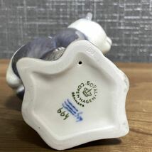 ロイヤルコペンハーゲン パンダ 木登り フィギュリン 陶器 置物 動物 フィギュア ROYAL COPENHAGEN 664_画像7