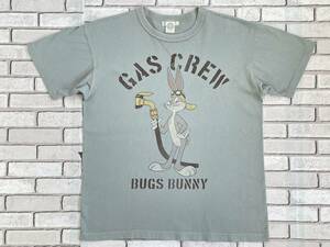 ＵＳＥＤ　トイズマッコイ　TOYS McCOY　半袖Ｔシャツ　サイズＬ　GAS CREW BUGS BUNNY