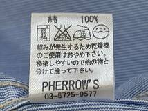 ＵＳＥＤ　フェローズ　PHERROW'S　長袖シャツ　サイズＭＤ 38　日本製_画像10